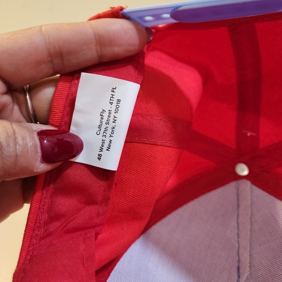 Super Mario Bross Adjustable Red and Blue Cap with Mario Design OS - Picture 8 of 11